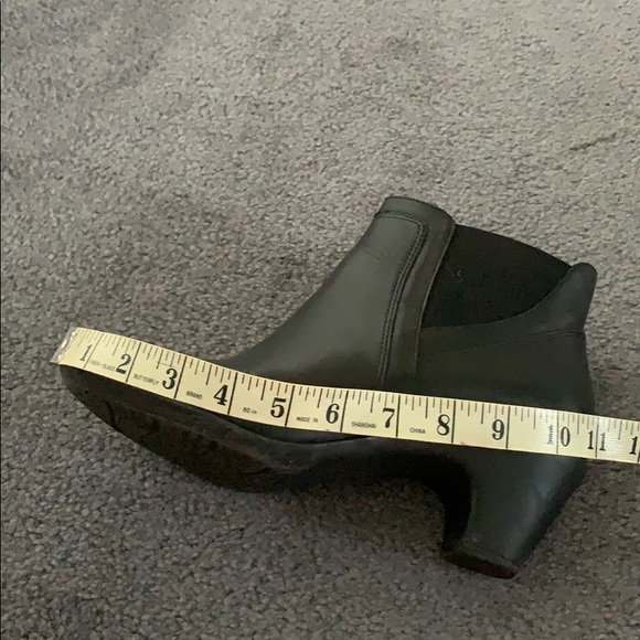 Black Leather Ankle Booties - Picture 9 of 13